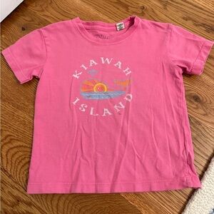 Kiawah Island Toddler Girl Pink T Shirt Size 4T Blue 84